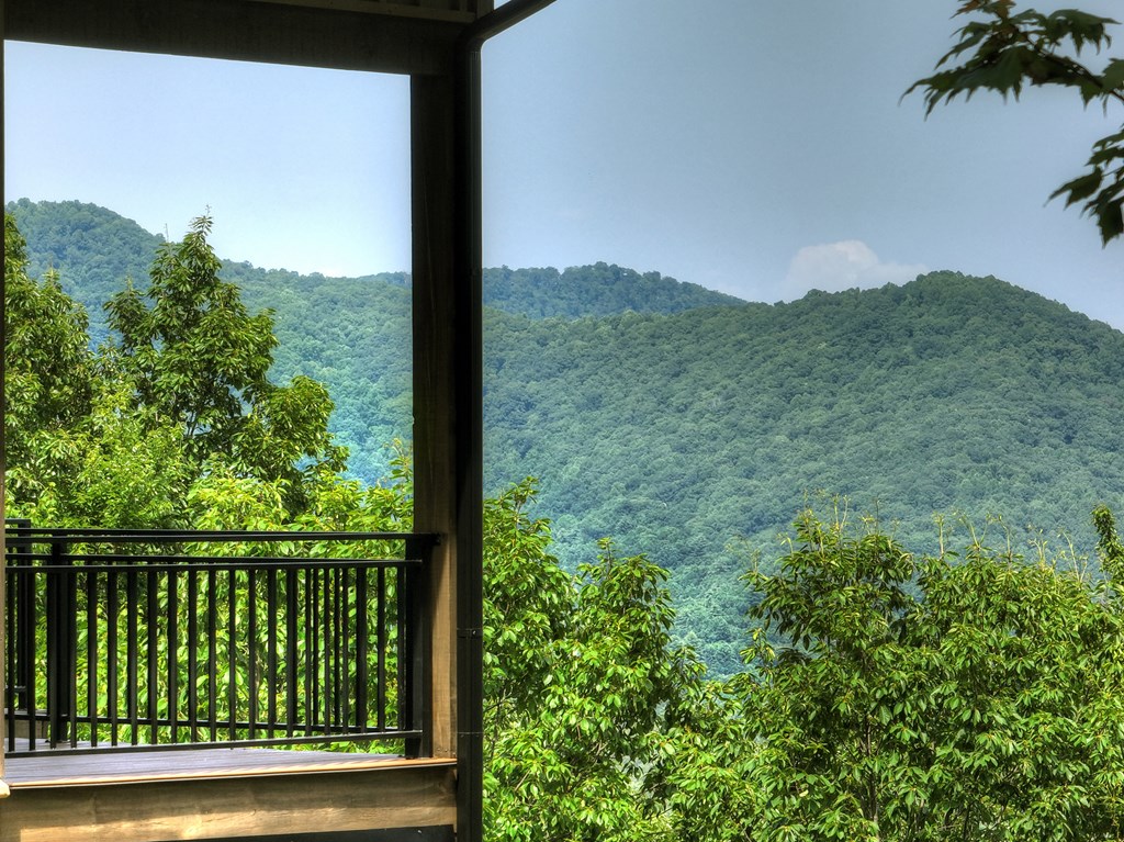 417 Bill Claypool Drive Blue Ridge, GA 30513 - Photo 24 of 73 a view of a balcony with an outdoor space