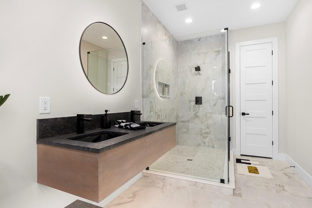 417 Bill Claypool Drive Blue Ridge, GA 30513 - Photo 47 of 73 a bathroom with a sink a toilet and a mirror