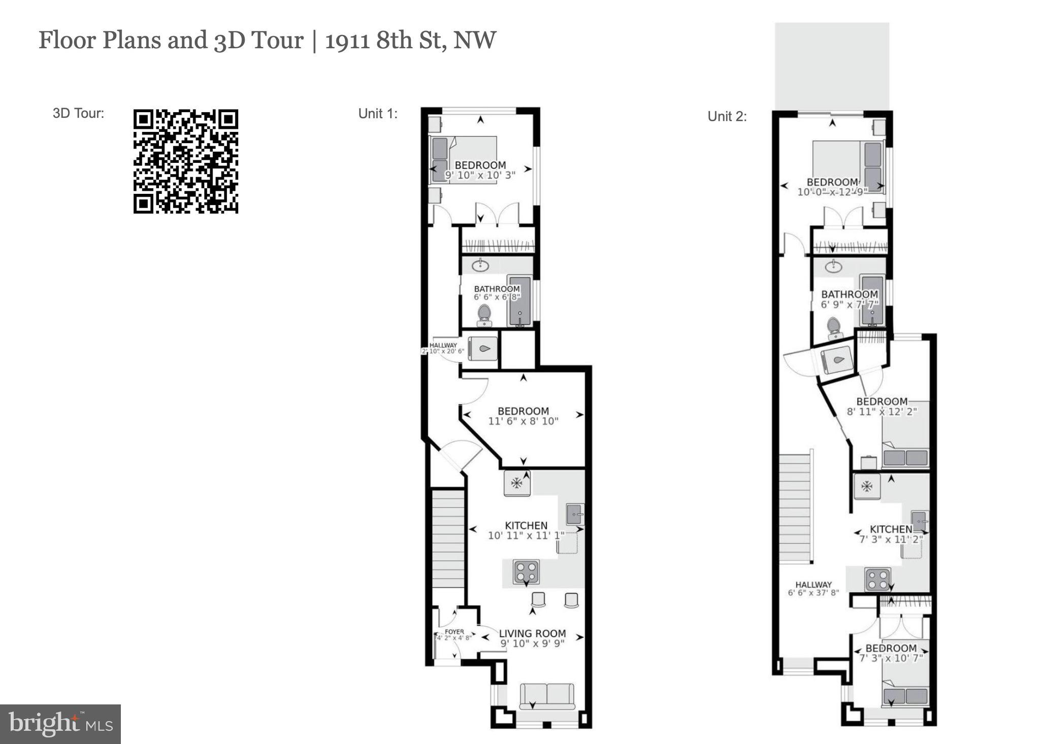 1911 8th Street Northwest Washington, DC 20001 - Photo 19 of 19 Floor plans