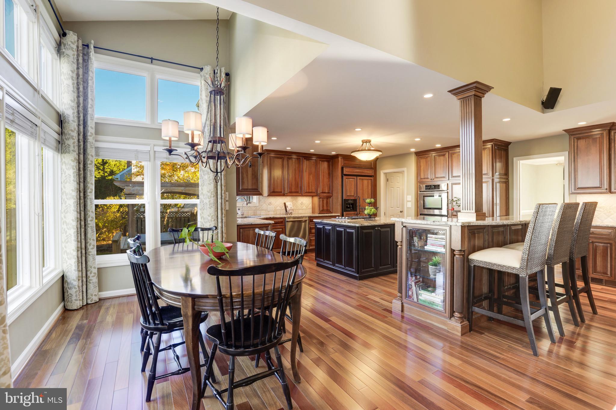 13304 Scotsmore Way Herndon, VA 20171 - Photo 17 of 56 Breakfast Room w/ Floor to Ceiling Windows