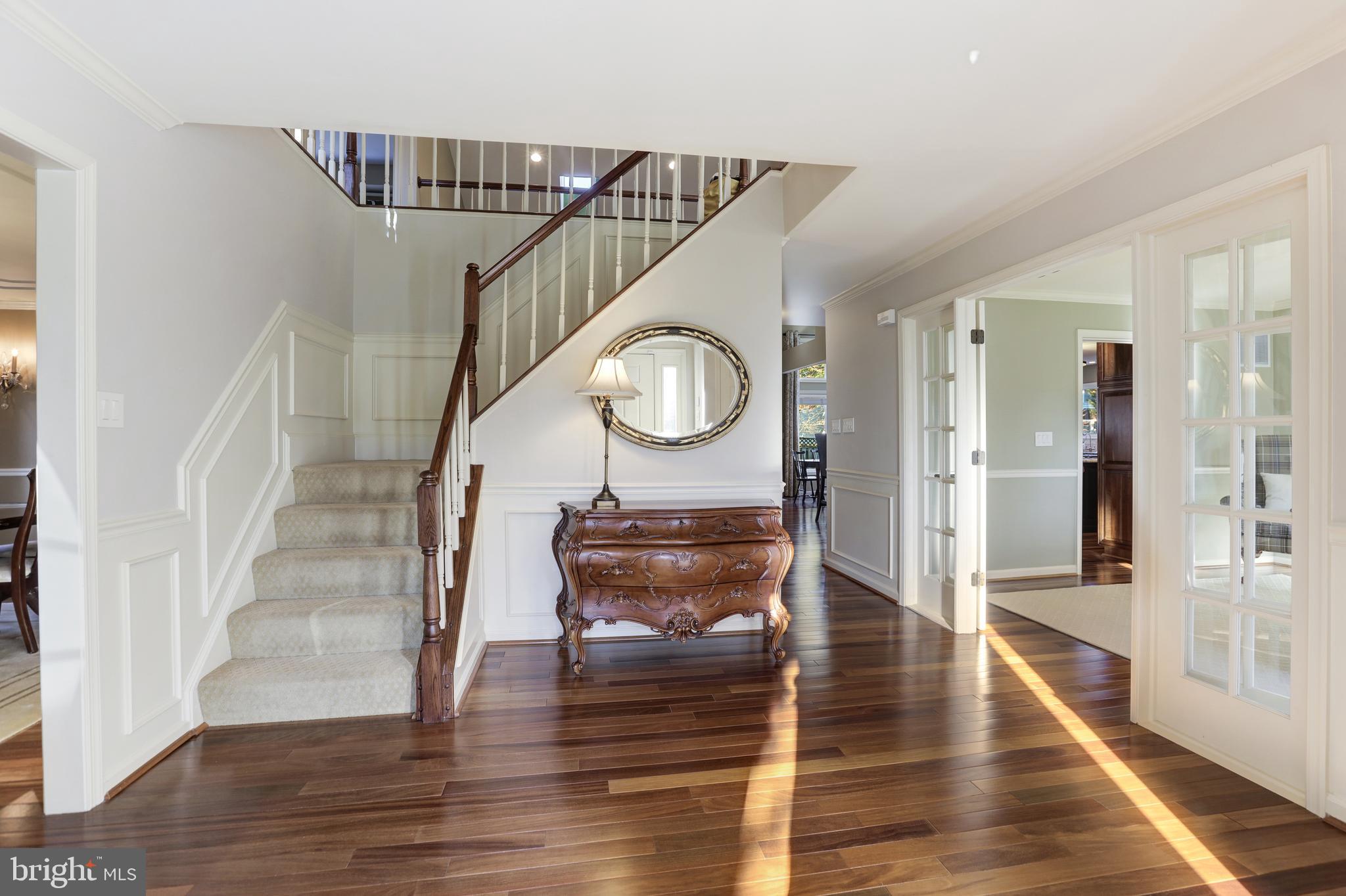 13304 Scotsmore Way Herndon, VA 20171 - Photo 3 of 56 Brazilian Teak Hardwood Floors on Main Level