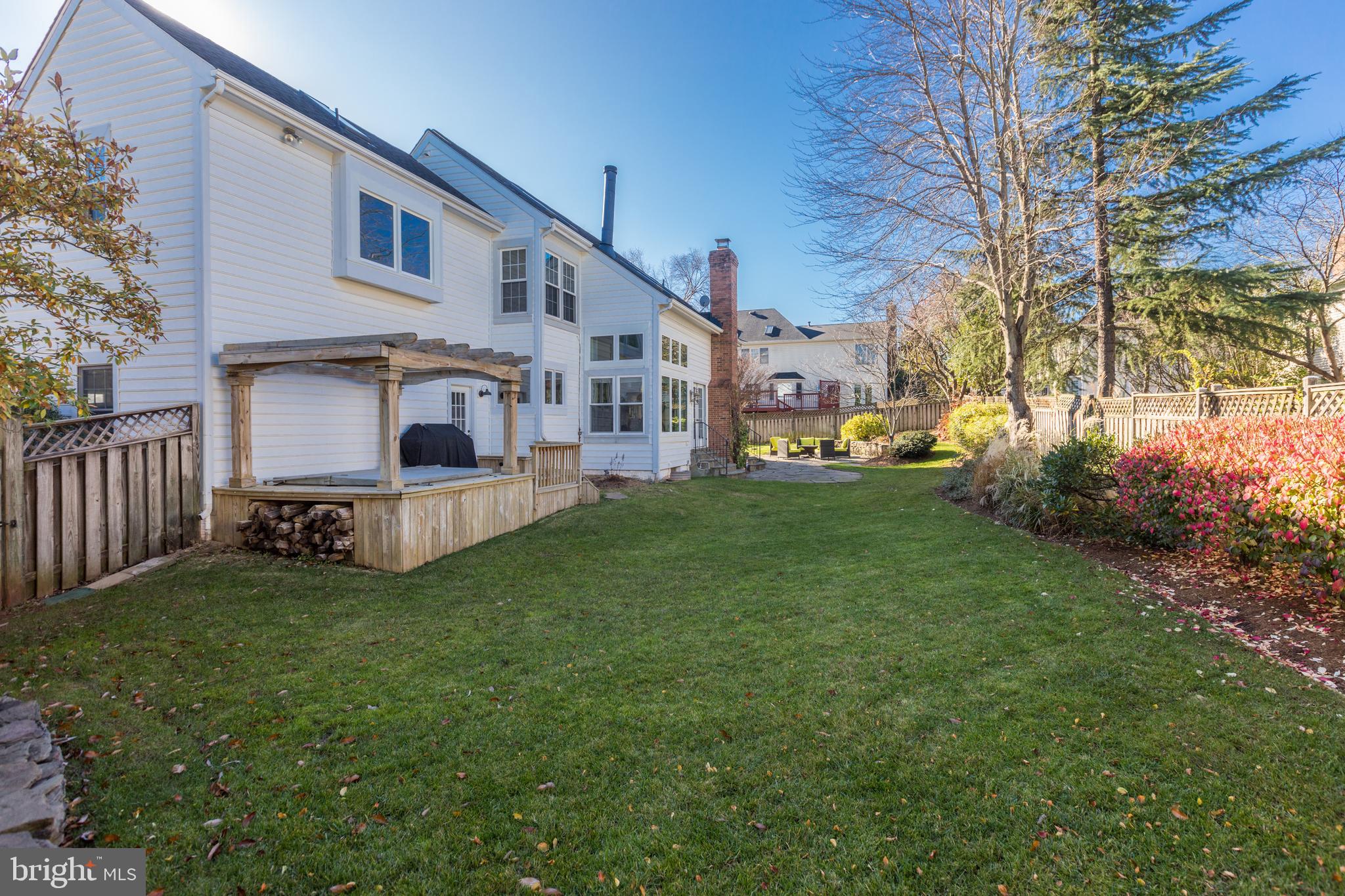 13304 Scotsmore Way Herndon, VA 20171 - Photo 54 of 56 Lots of Green Space in Back Yard