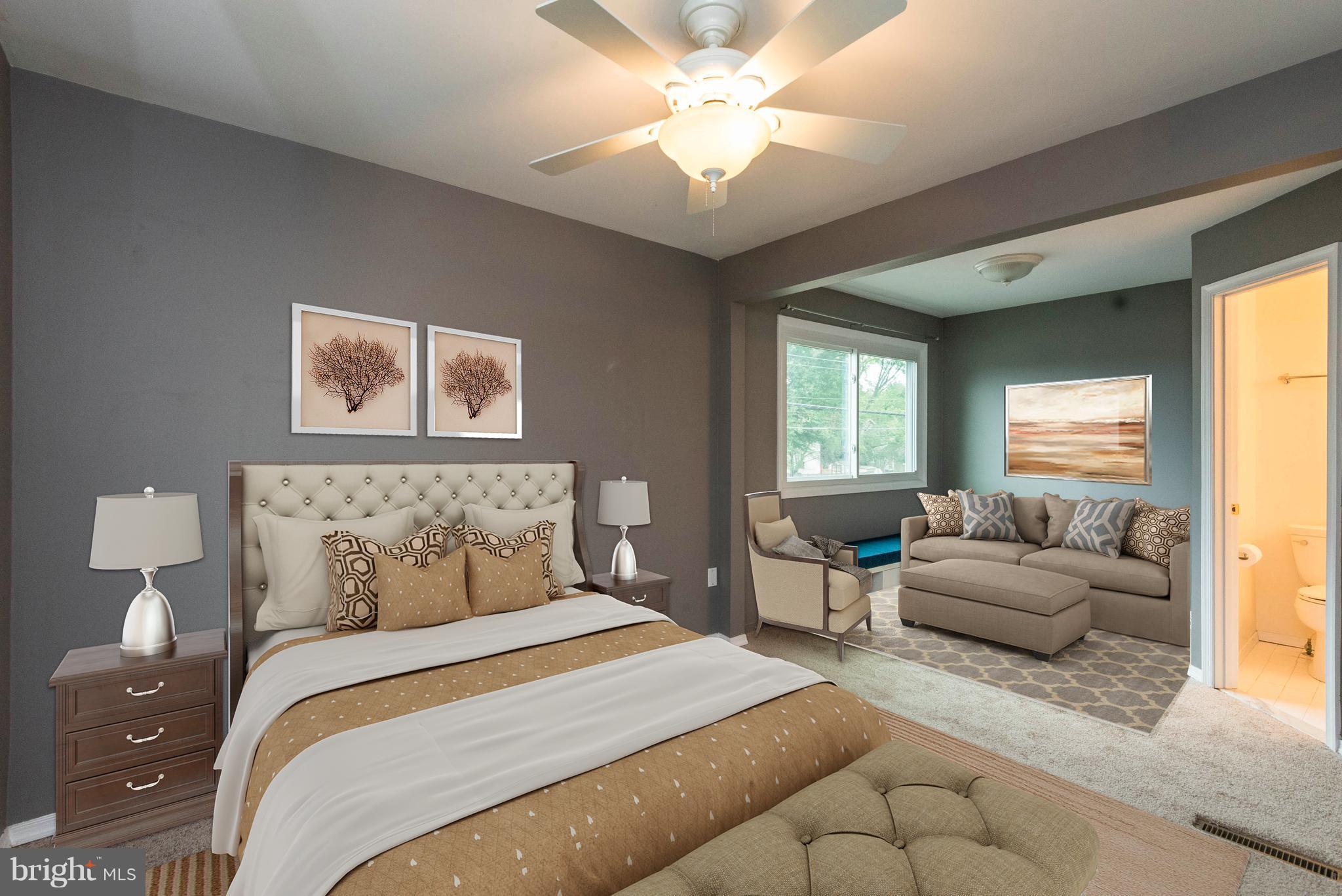 703 Londontown Road Edgewater, MD 21037 - Photo 19 of 28 Large Master Bedroom w/ separate sitting area