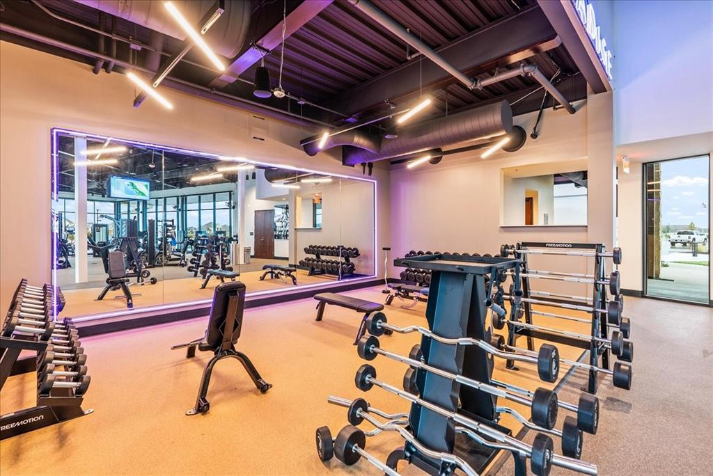1908 Twisted Tree Lane Mesquite, TX 75149 - Photo 20 of 22 Gym with rail lighting