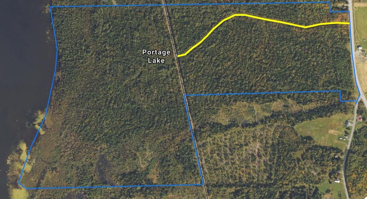 26 28/33/4 Aroostook Road Portage, ME 04768 - Photo 15 of 15 gravel road highlighted