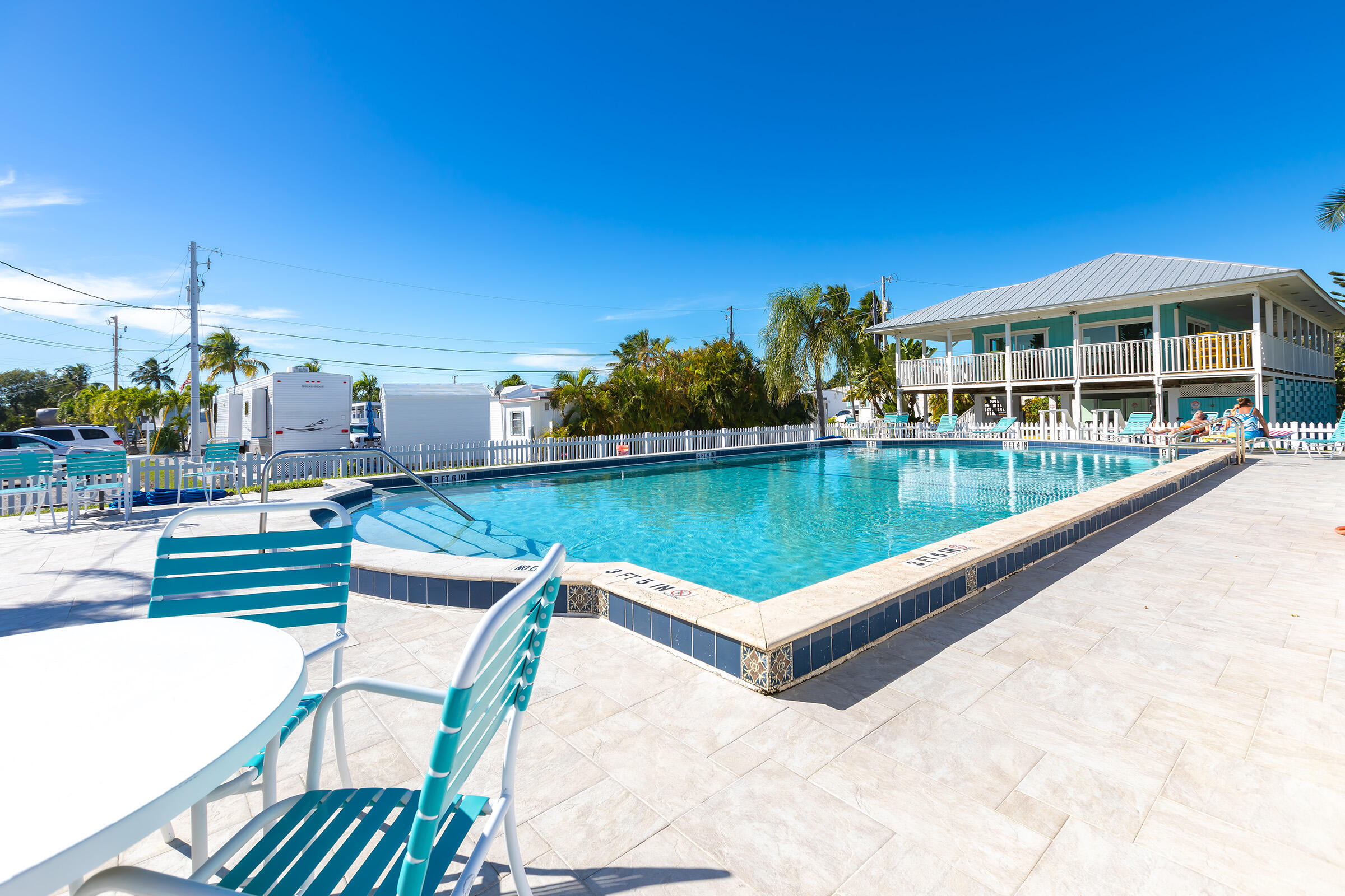 55 Boca Chica Road, Unit 27 Key West, FL 33040 - Photo 14 of 20 a view of a swimming pool with a patio and a yard