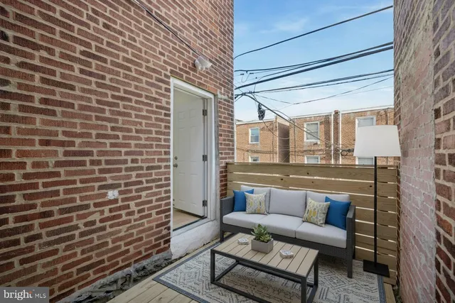 a outdoor space with patio