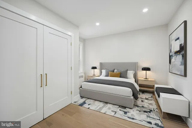 a room with a bed and a couch