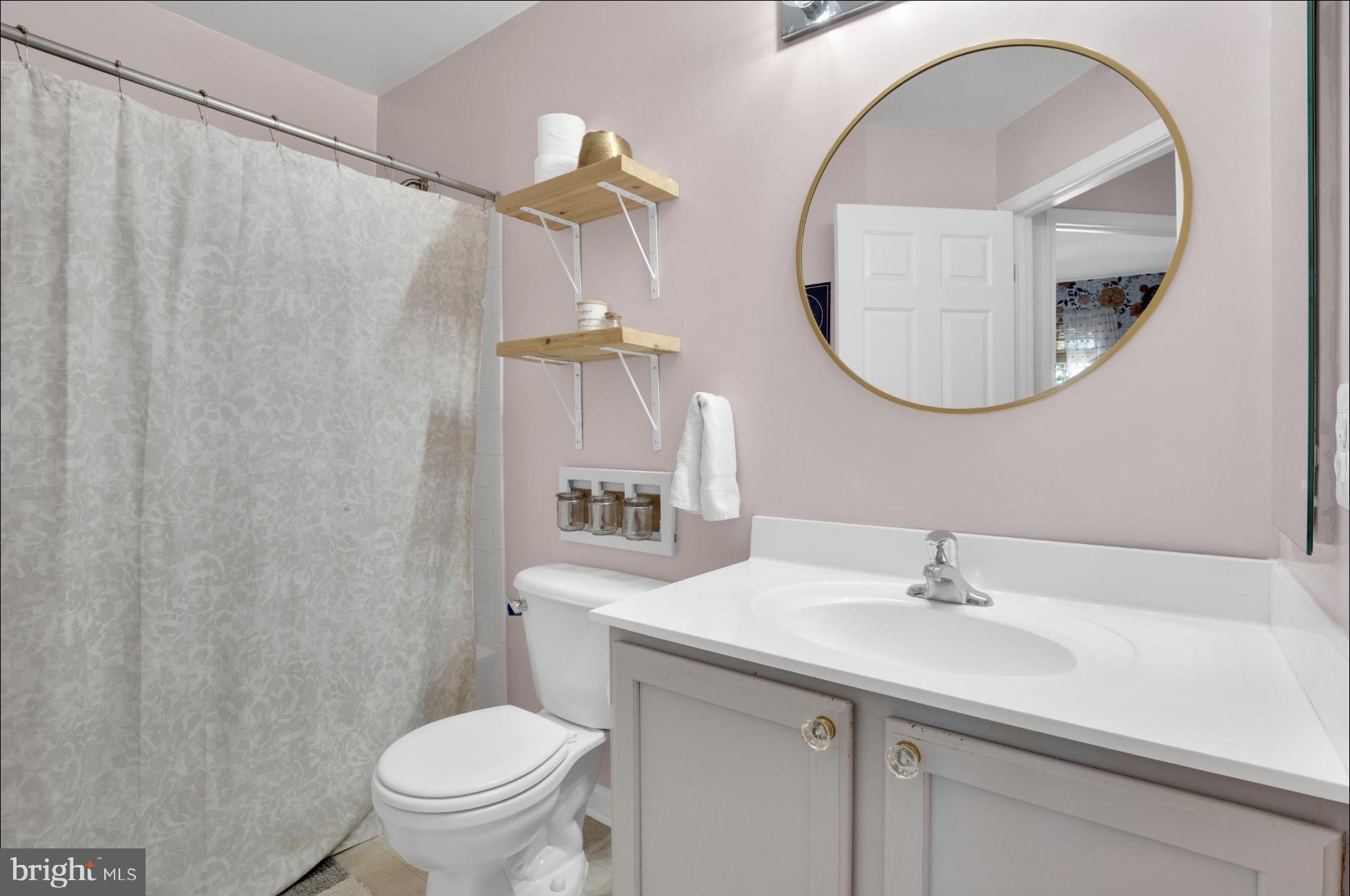 25336 Sweetness Terrace Aldie, VA 20105 - Photo 25 of 33 a bathroom with a sink a toilet and a mirror