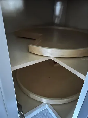 a close view of closet