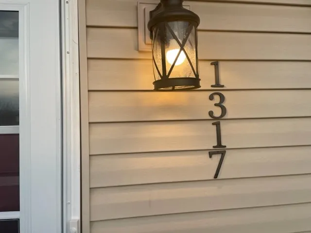 a close view of closet