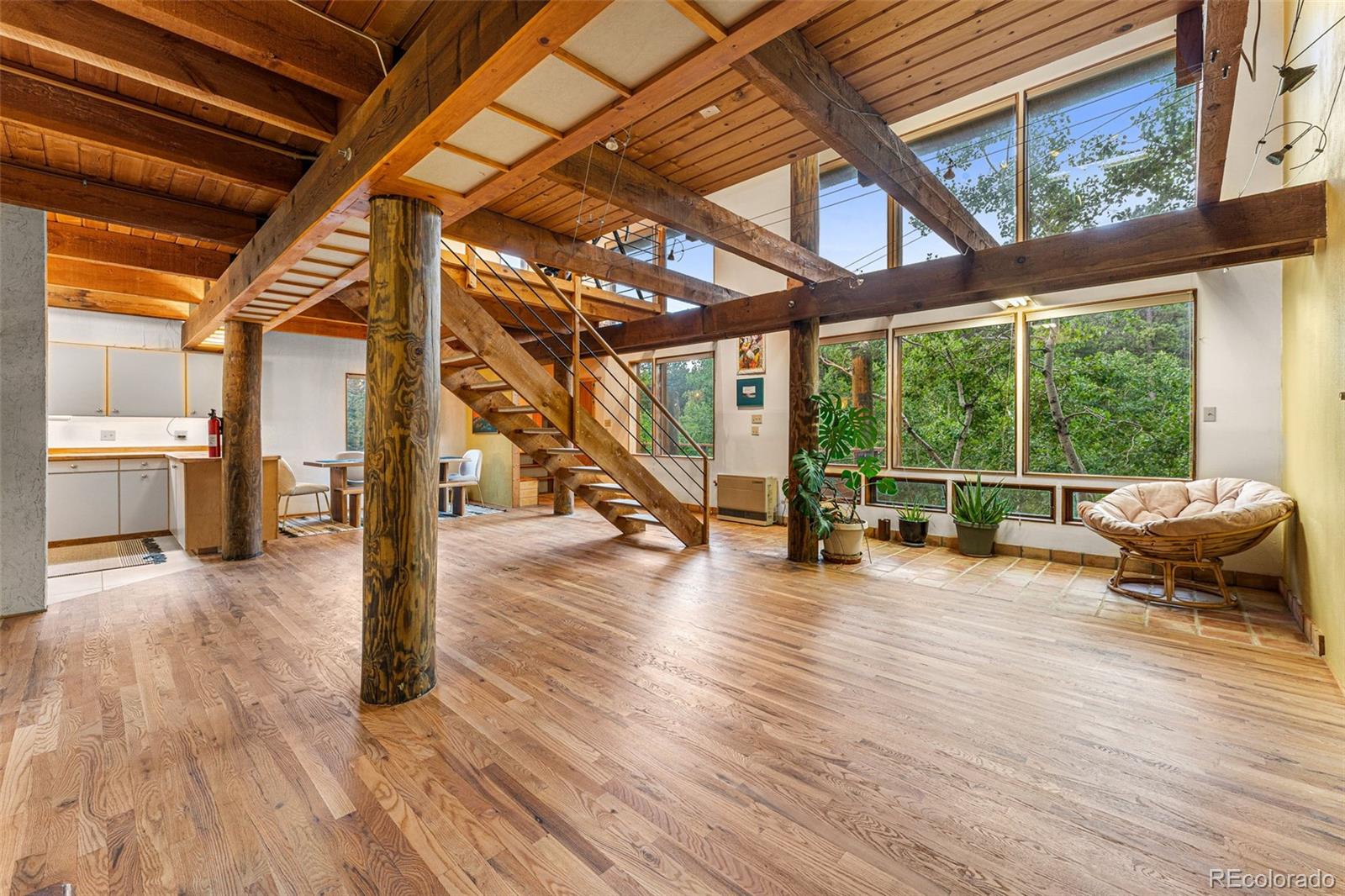 198 Range Road Nederland, CO 80466 - Photo 15 of 40 a view of a hall with wooden floor