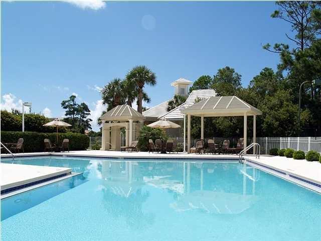 Seasonally heated pool