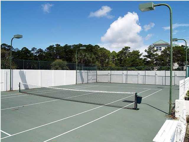 Lighted Tennis Court