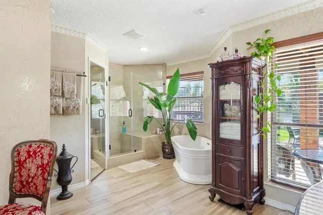 a bathroom with a sink double vanity and a mirror