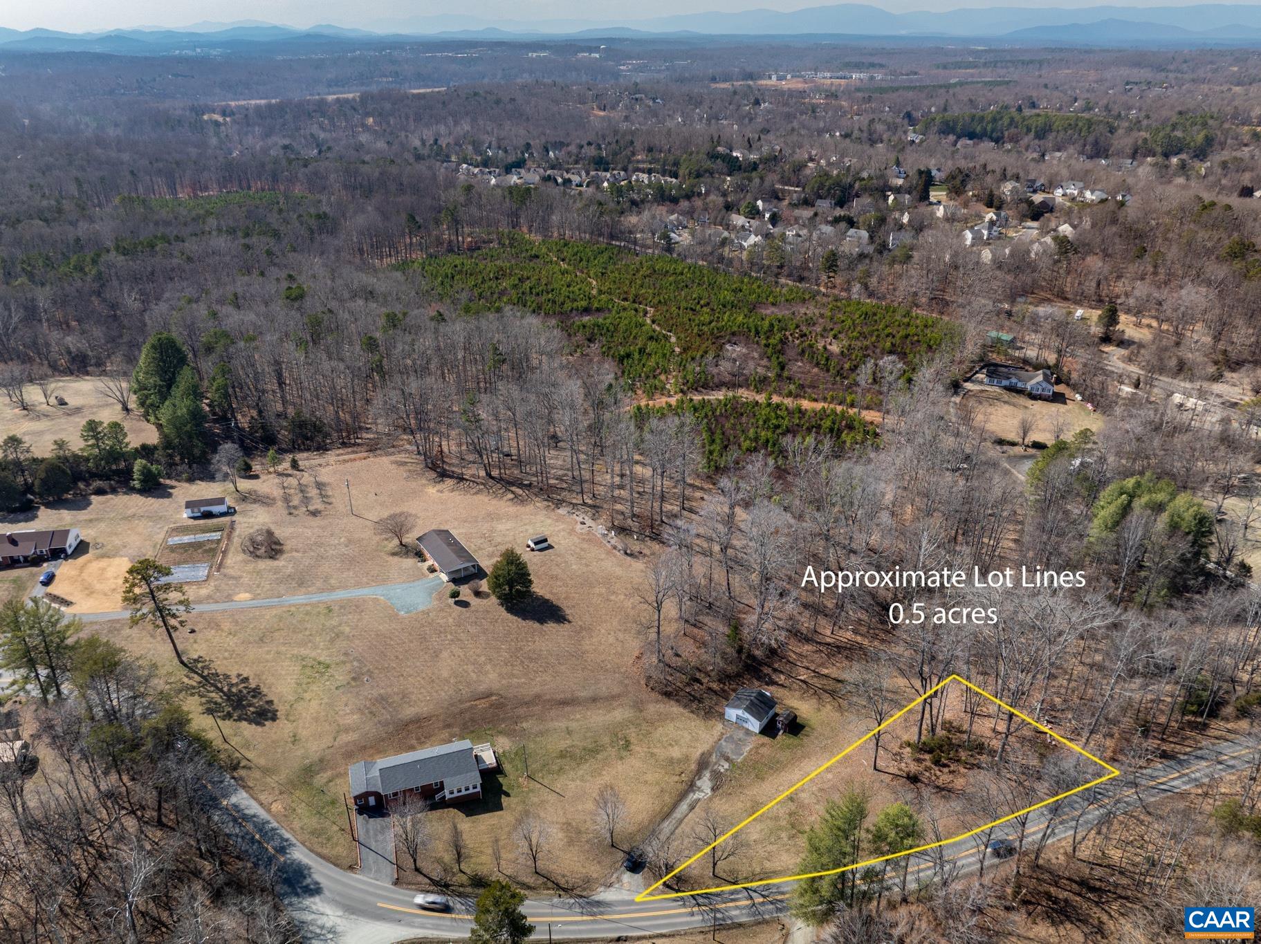0 Proffit Road Charlottesville, VA 22911 - Photo 2 of 4 an aerial view of house with yard