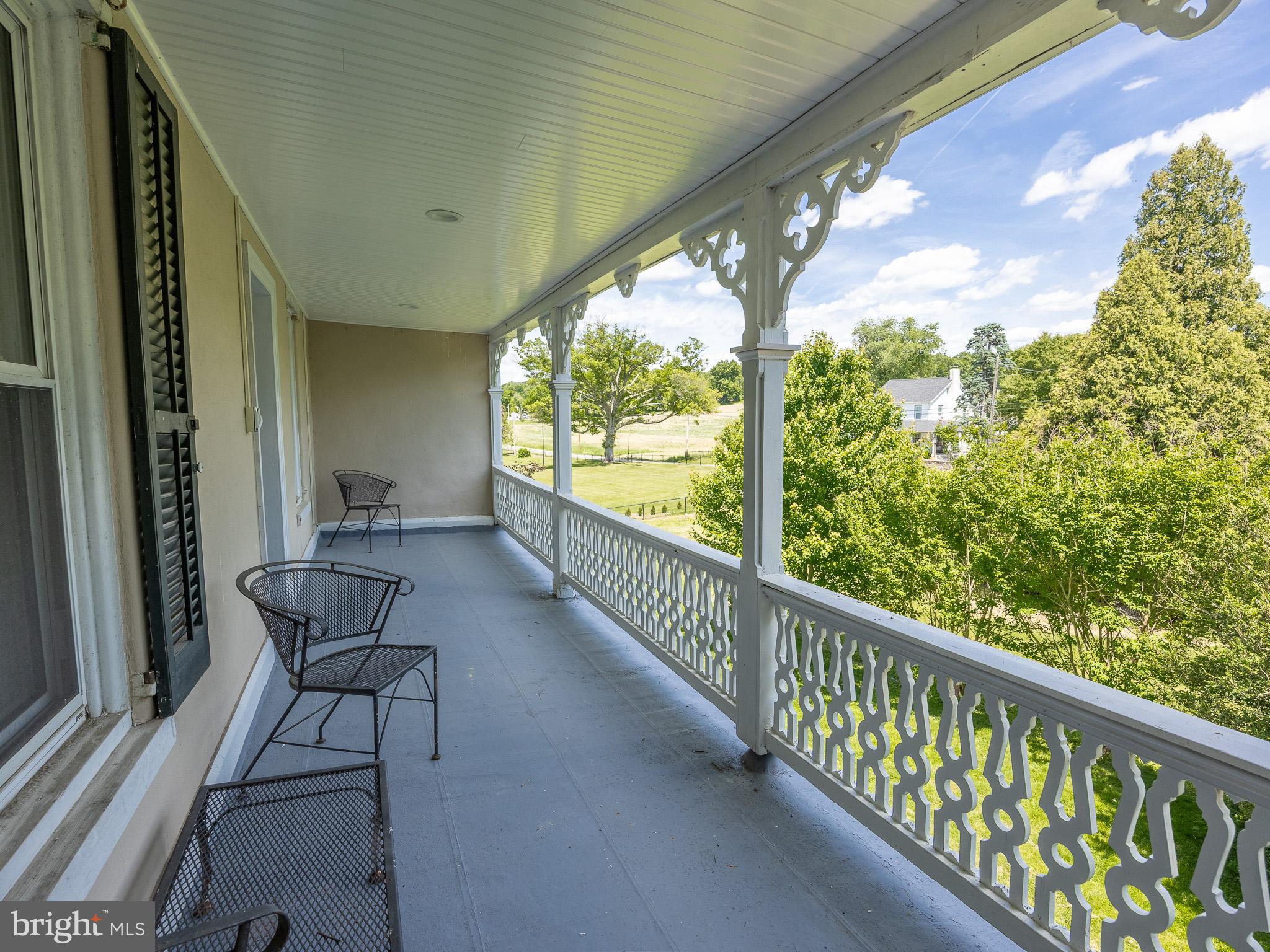 225 Niantic Road Barto, PA 19504 - Photo 20 of 82 2nd story porch w/ original lattice & new lighting