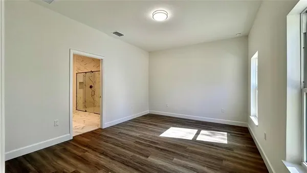 wooden floor in an empty room