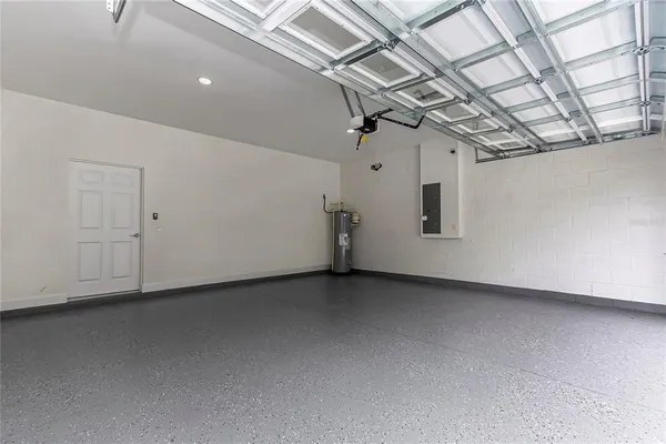 a view of a room with racks