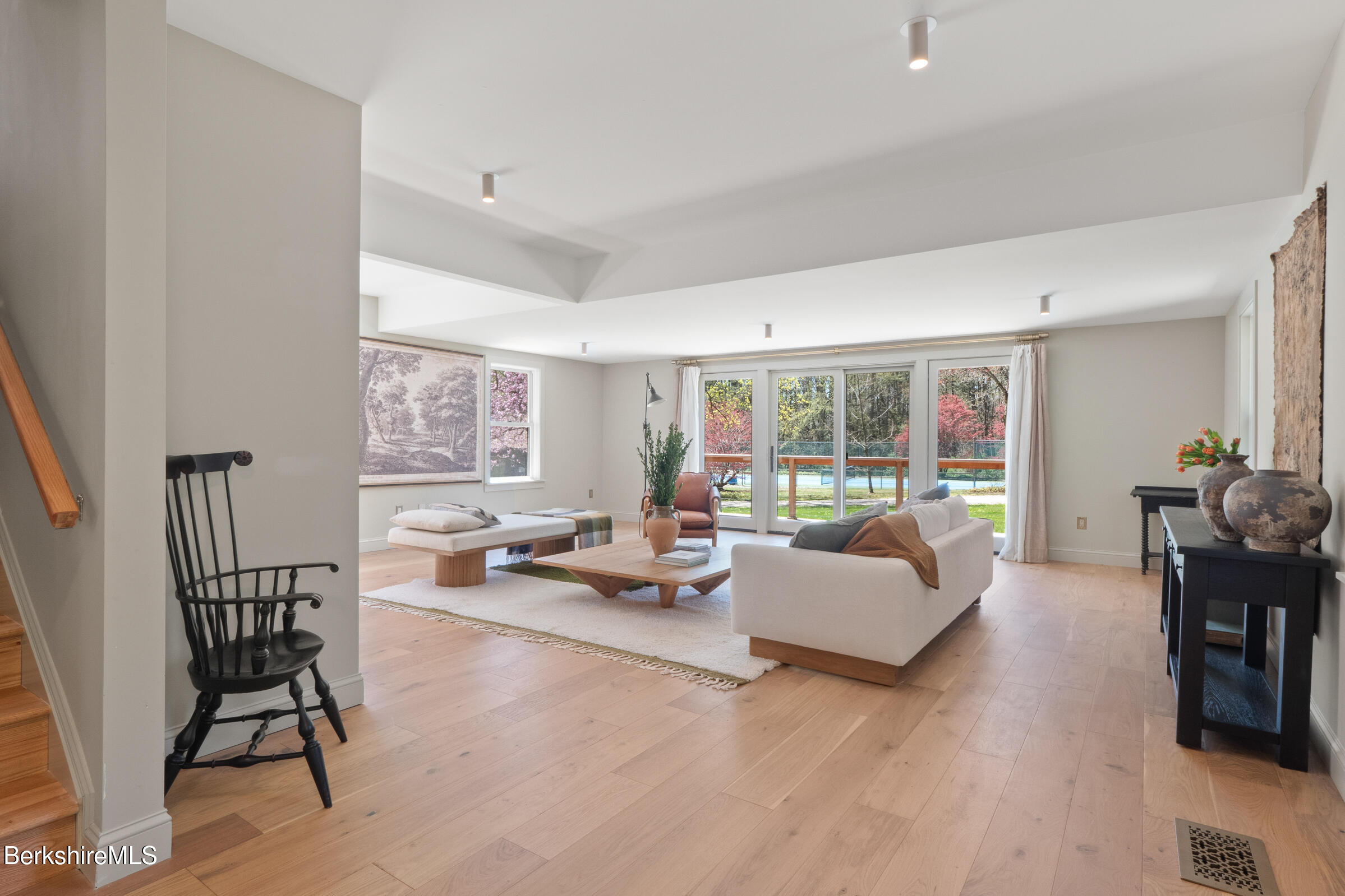 246 County Road Sheffield, MA 01257 - Photo 35 of 59 a living room with furniture and a wooden floor