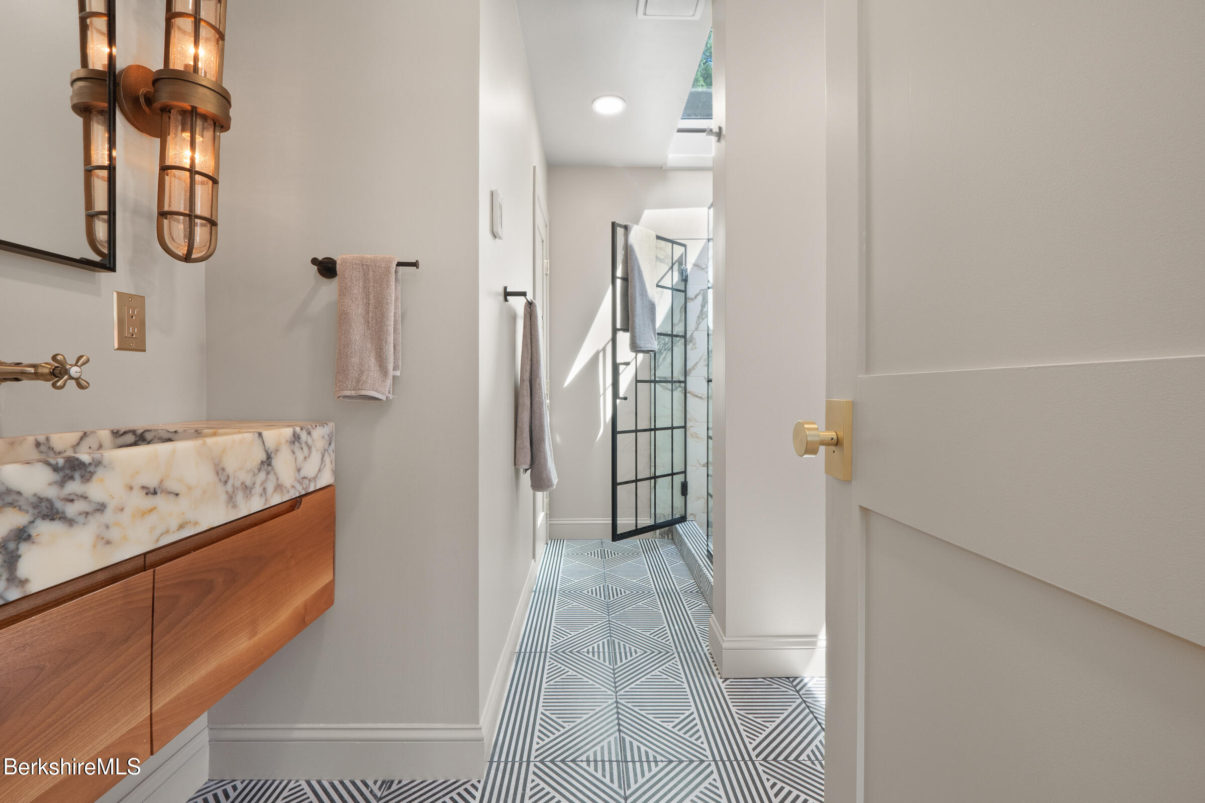 246 County Road Sheffield, MA 01257 - Photo 54 of 59 a bathroom with a sink and mirror