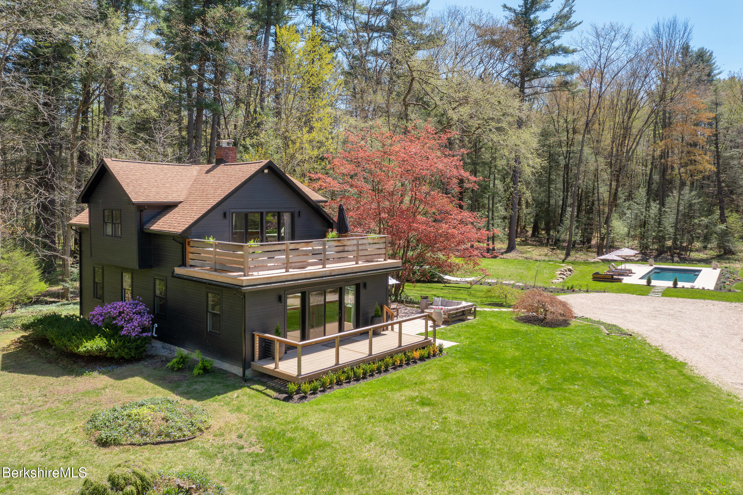 246 County Road Sheffield, MA 01257 - Photo 8 of 59 VIEW TO THE POOL