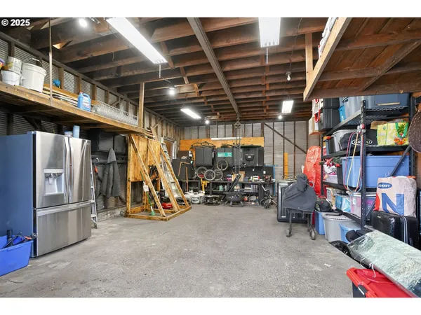 a view of storage and utility room