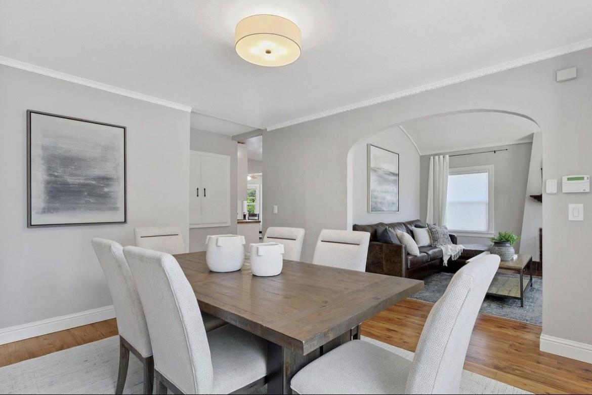 500 Main Street Roseville, CA 95678 - Photo 11 of 23 a view of a dining room with furniture and wooden floor