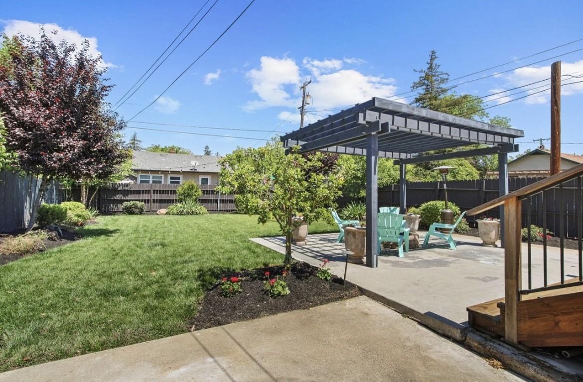 500 Main Street Roseville, CA 95678 - Photo 19 of 23 a view of a porch with furniture and a yard