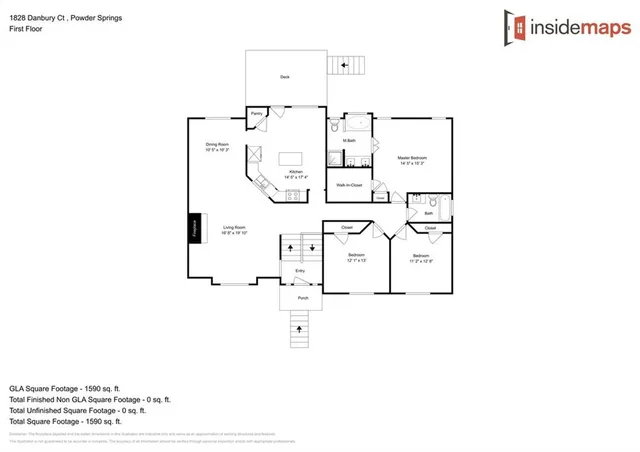 $2,200 | 1828 Danbury Court, Powder Springs, GA 30127