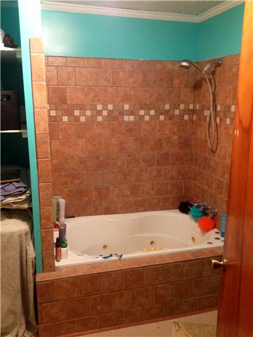 382 Pea Ridge Road Elmwood, TN 38560 - Photo 8 of 10 Beautiful tile shower and whirlpool tub.
