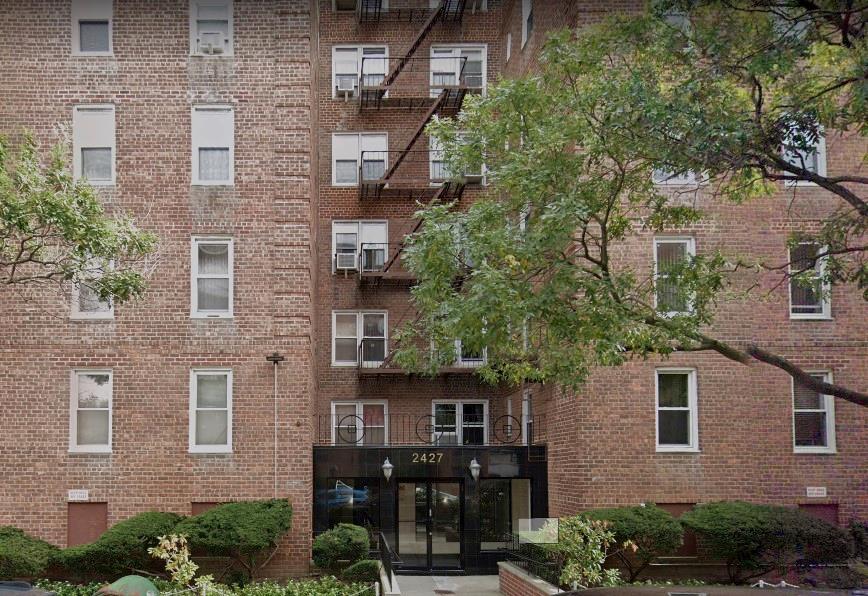 a front view of a house with plants