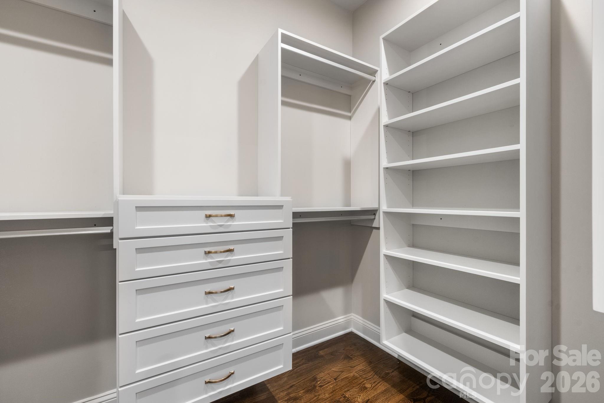 5163 Hurricane Hill Road Granite Falls, NC 28630 - Photo 22 of 40 a view of walk in closet with empty racks