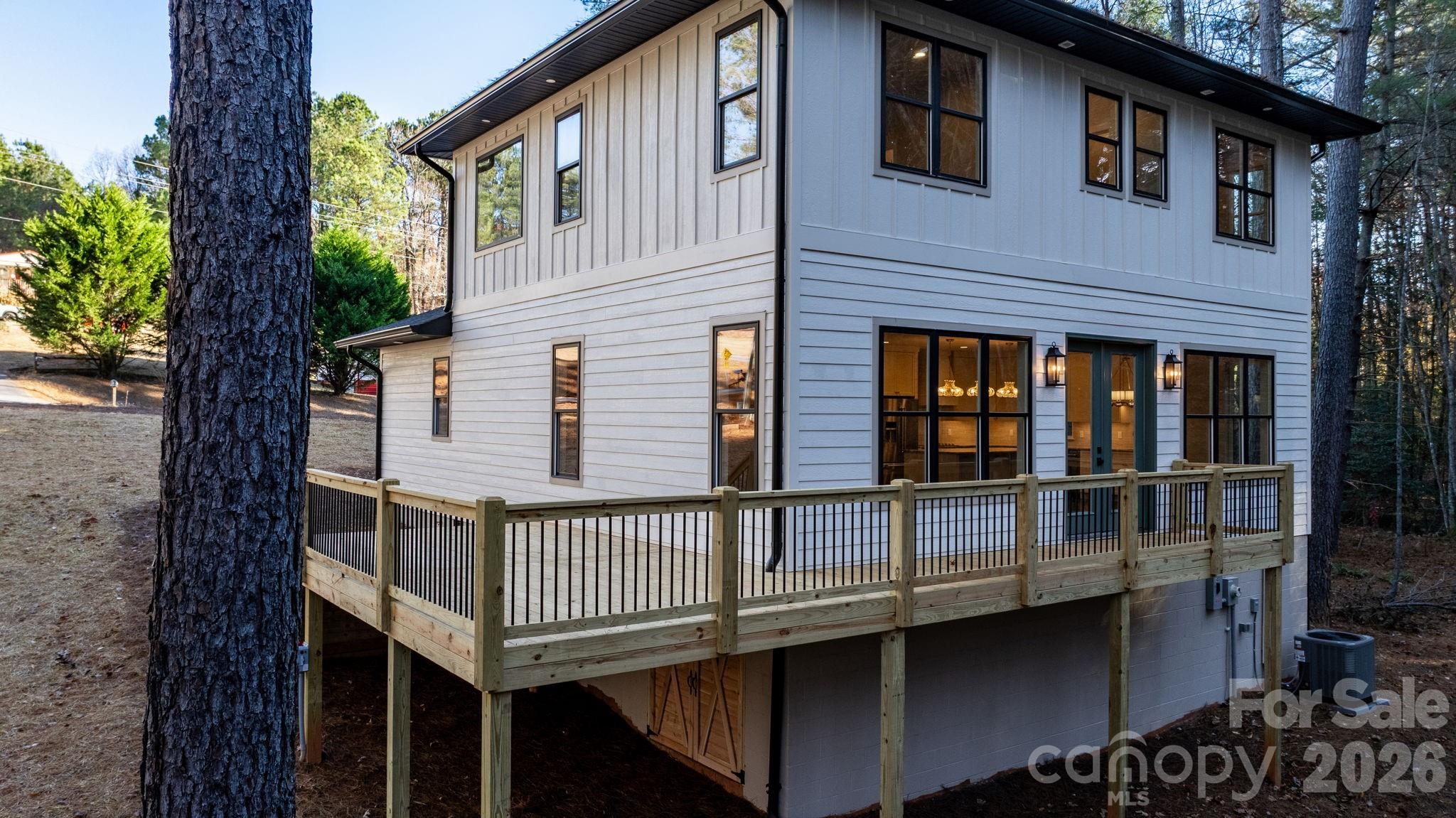 5163 Hurricane Hill Road Granite Falls, NC 28630 - Photo 4 of 40 a balcony with furniture