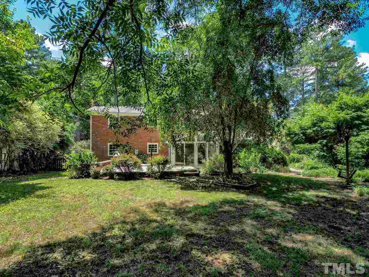 6412 Brandywine Road Raleigh, NC 27607 - Photo 24 of 25 a view of a park with large trees
