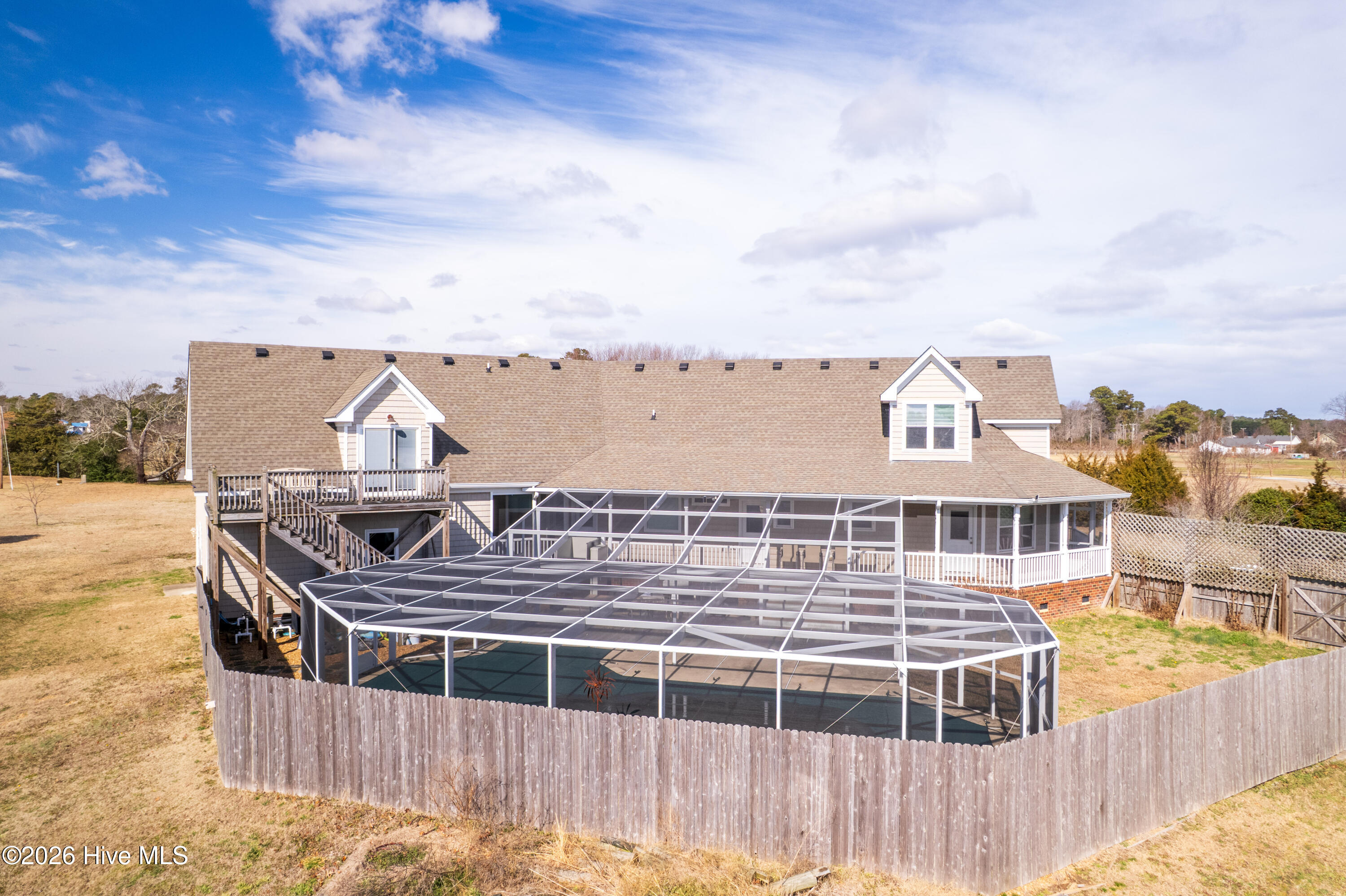 337 Woodleigh Road Knotts Island, NC 27950 - Photo 46 of 75 Bird Caged-Pool Area