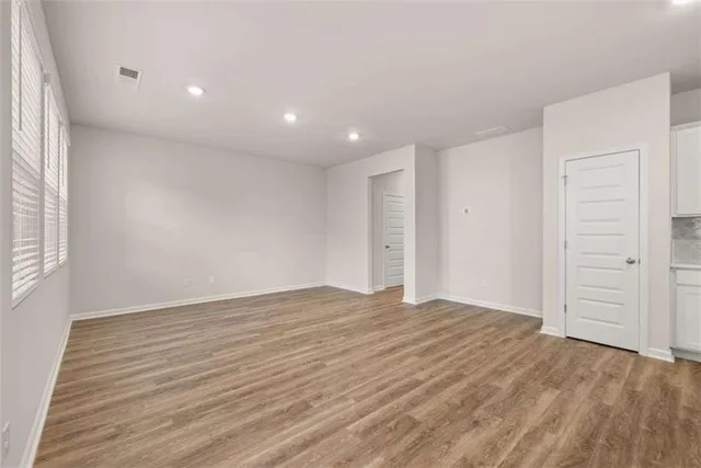 wooden floor in a gallery