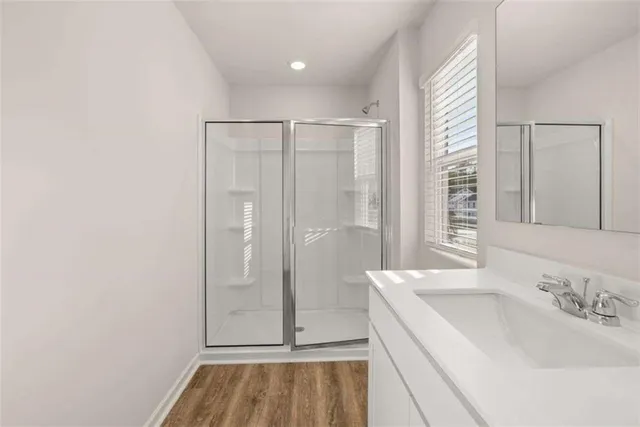 a view of a small space