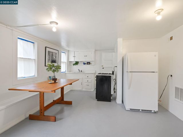 a room with closet and window