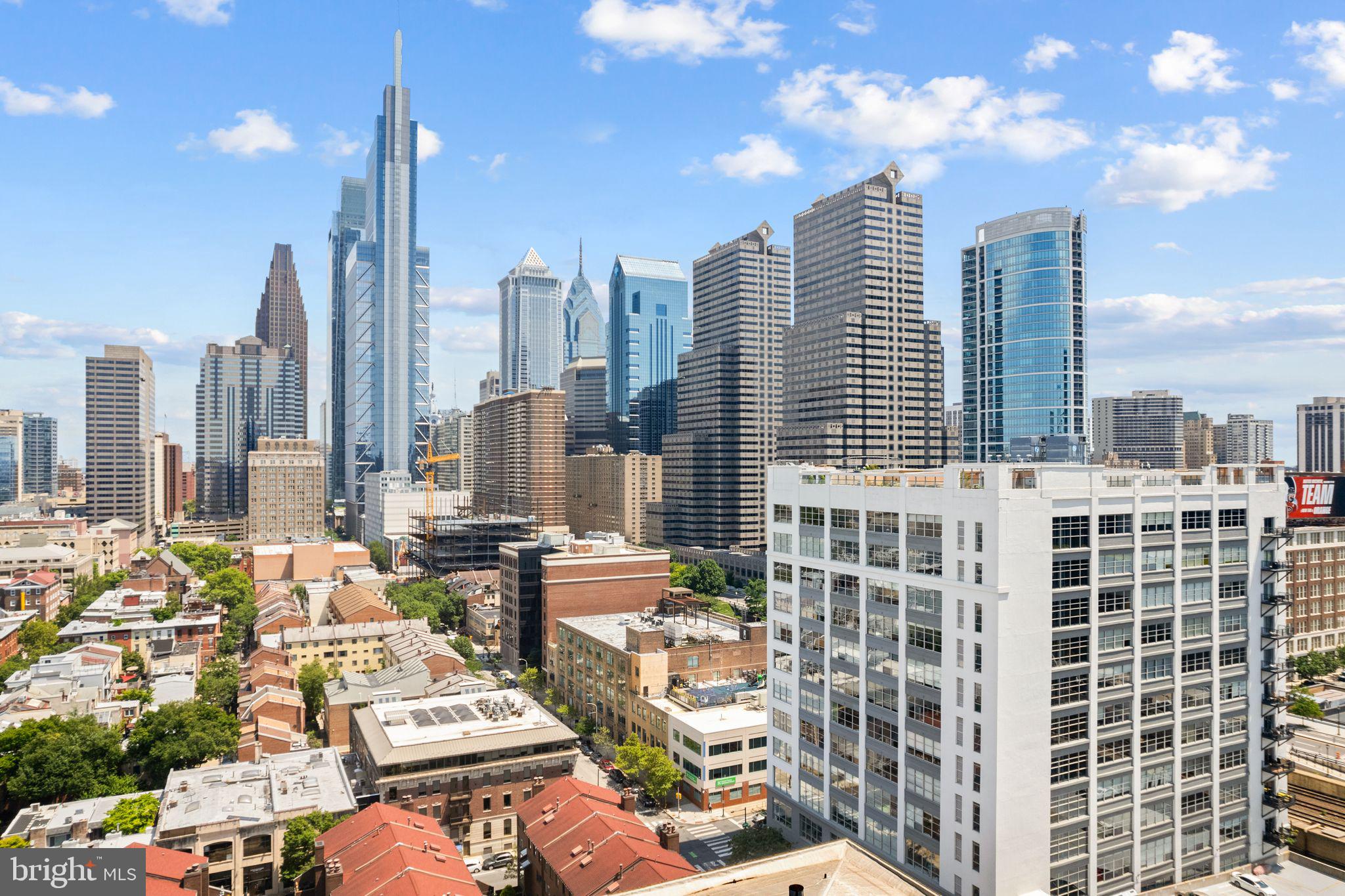 2200-28 Arch Street, Unit 409 Philadelphia, PA 19103 - Photo 24 of 25 a view of city with balcony and city view