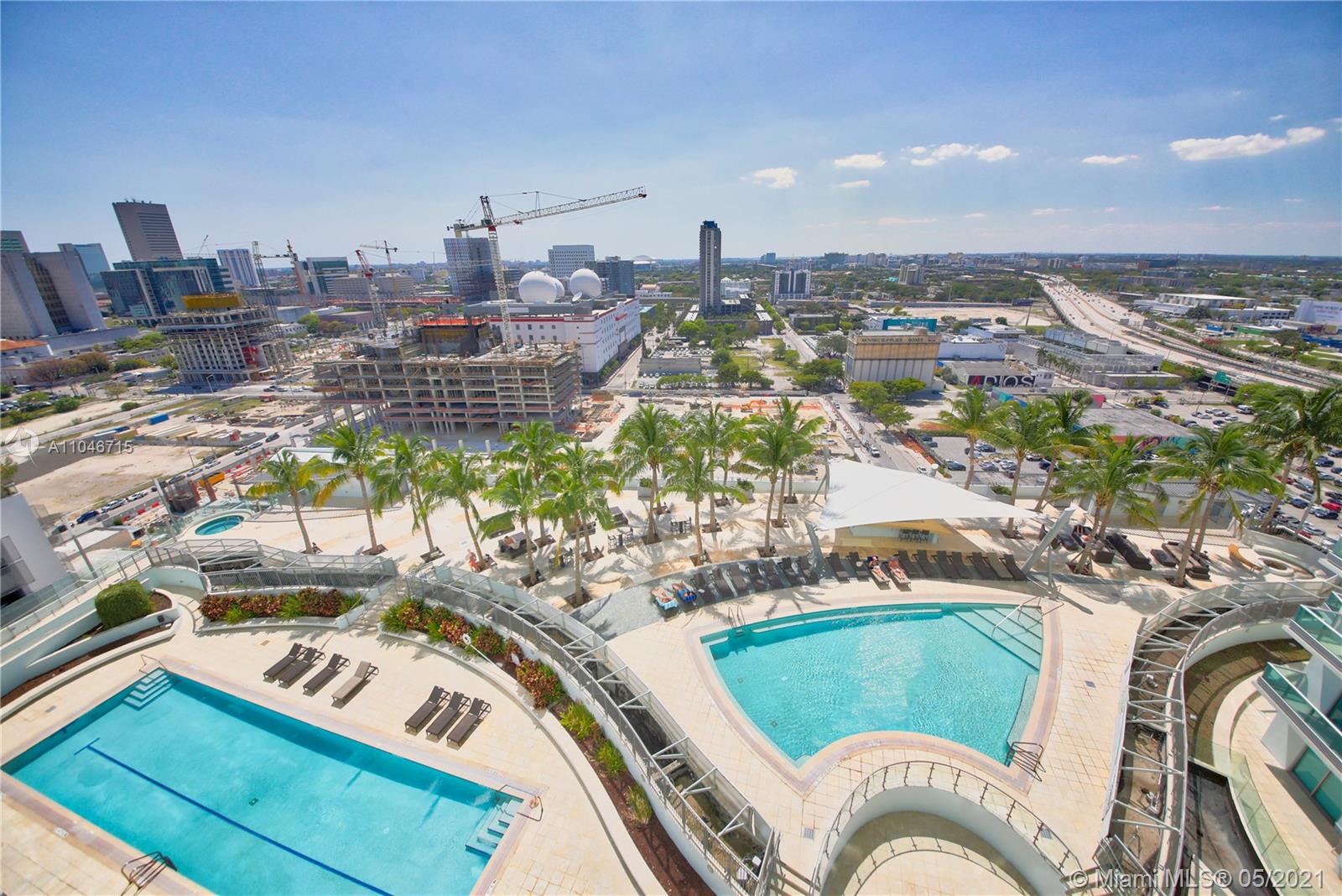 900 Biscayne Boulevard, Unit 5502 Miami, FL 33132 - Photo 16 of 19 an aerial view of a house with outdoor space