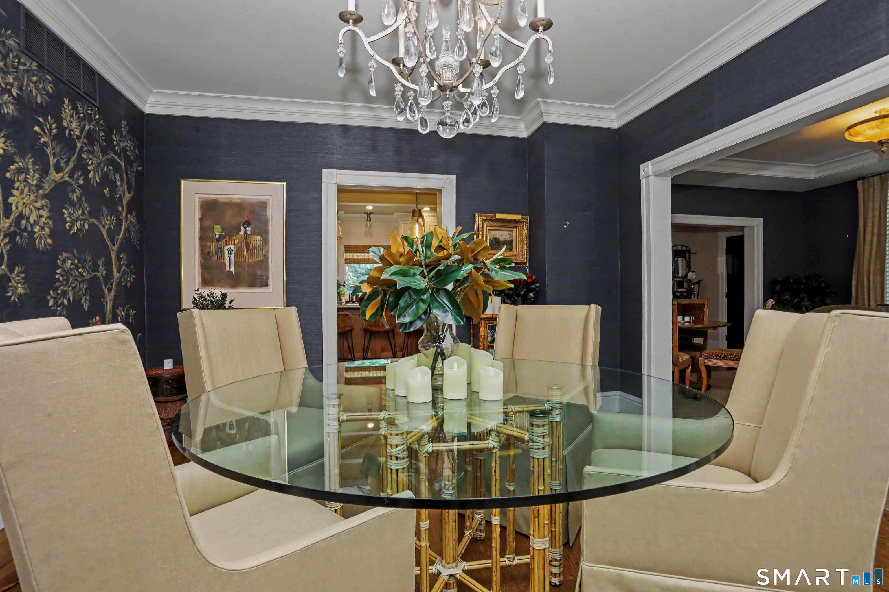 36 Catoonah Street, Unit 18 Ridgefield, CT 06877 - Photo 11 of 40 a view of a dining room with furniture and chandelier