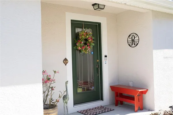 a view of a hallway with elevator