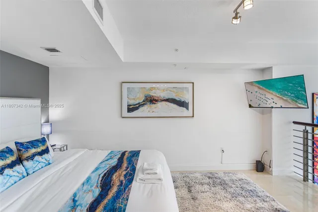 a front view of a multi story building