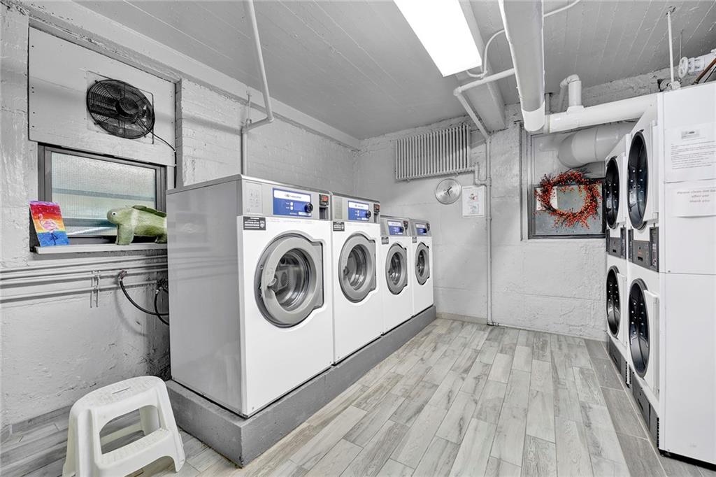 40 89th Street, Unit 4F Brooklyn, NY 11209 - Photo 21 of 22 a utility room with dryer and washer