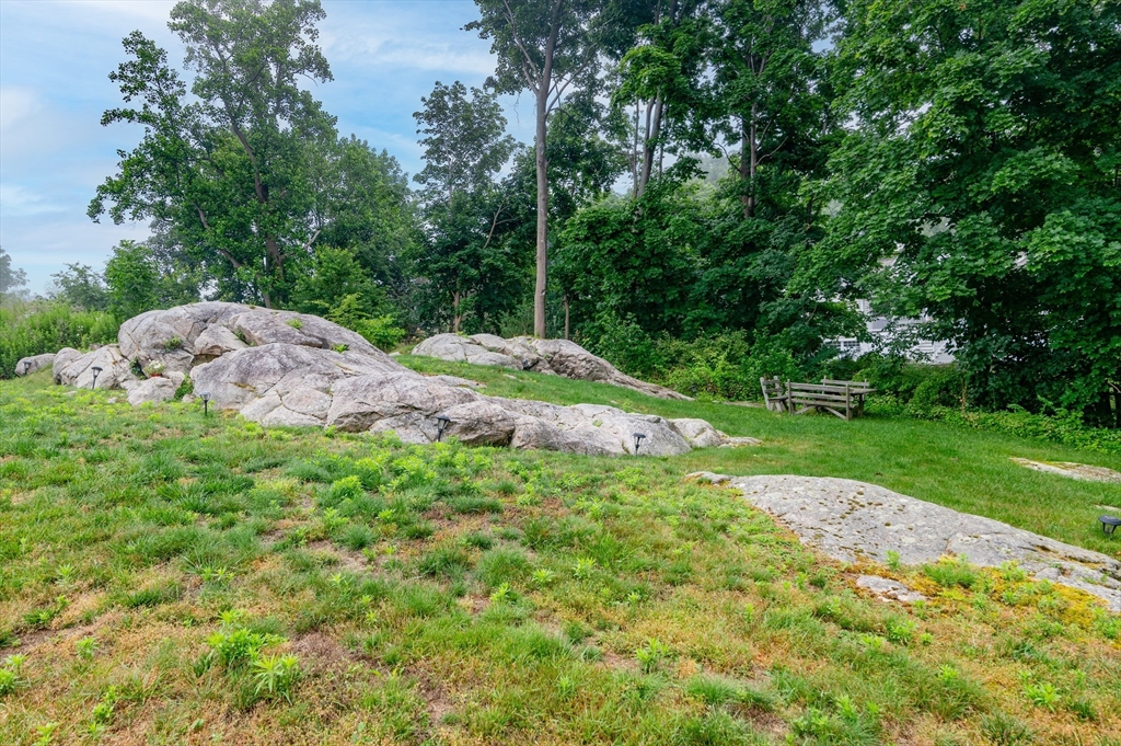 660 Jerusalem Road, Unit 4 Cohasset, MA 02025 - Photo 18 of 20 a backyard of a house with lots of green space