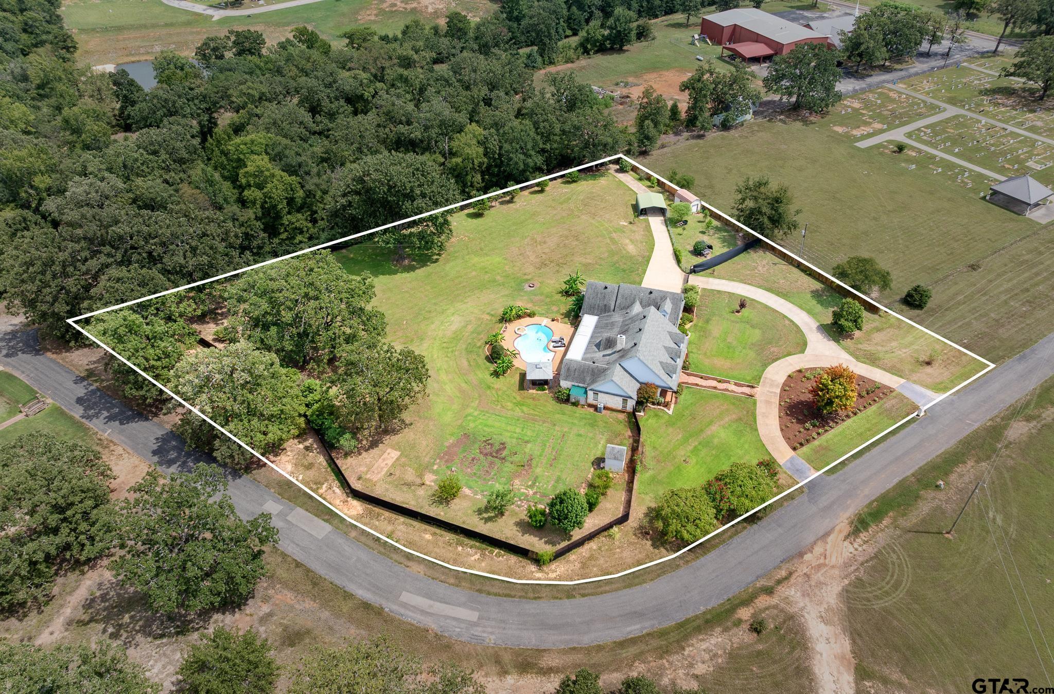 344 Antler Road Longview, TX 75605 - Photo 43 of 45 a view of a lake from a balcony