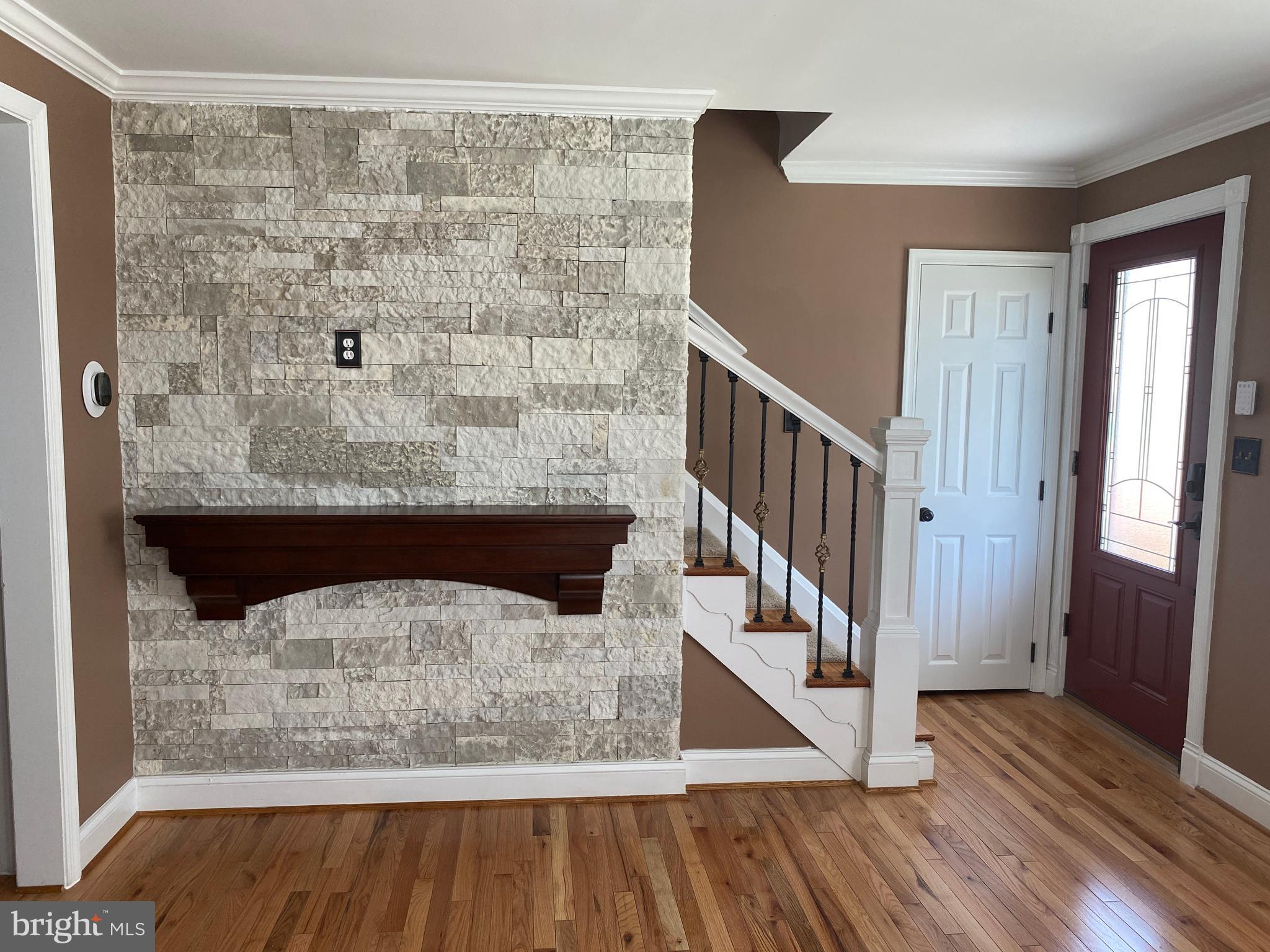 18 South Hawthorne Road Middle River, MD 21220 - Photo 14 of 53 Custom stone TV wall.