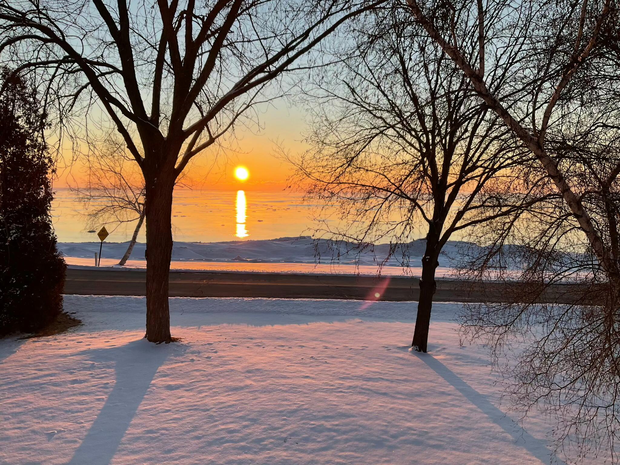 8035 North Beach Drive Fox Point, WI 53217 - Photo 63 of 69 Sunset on the Lake