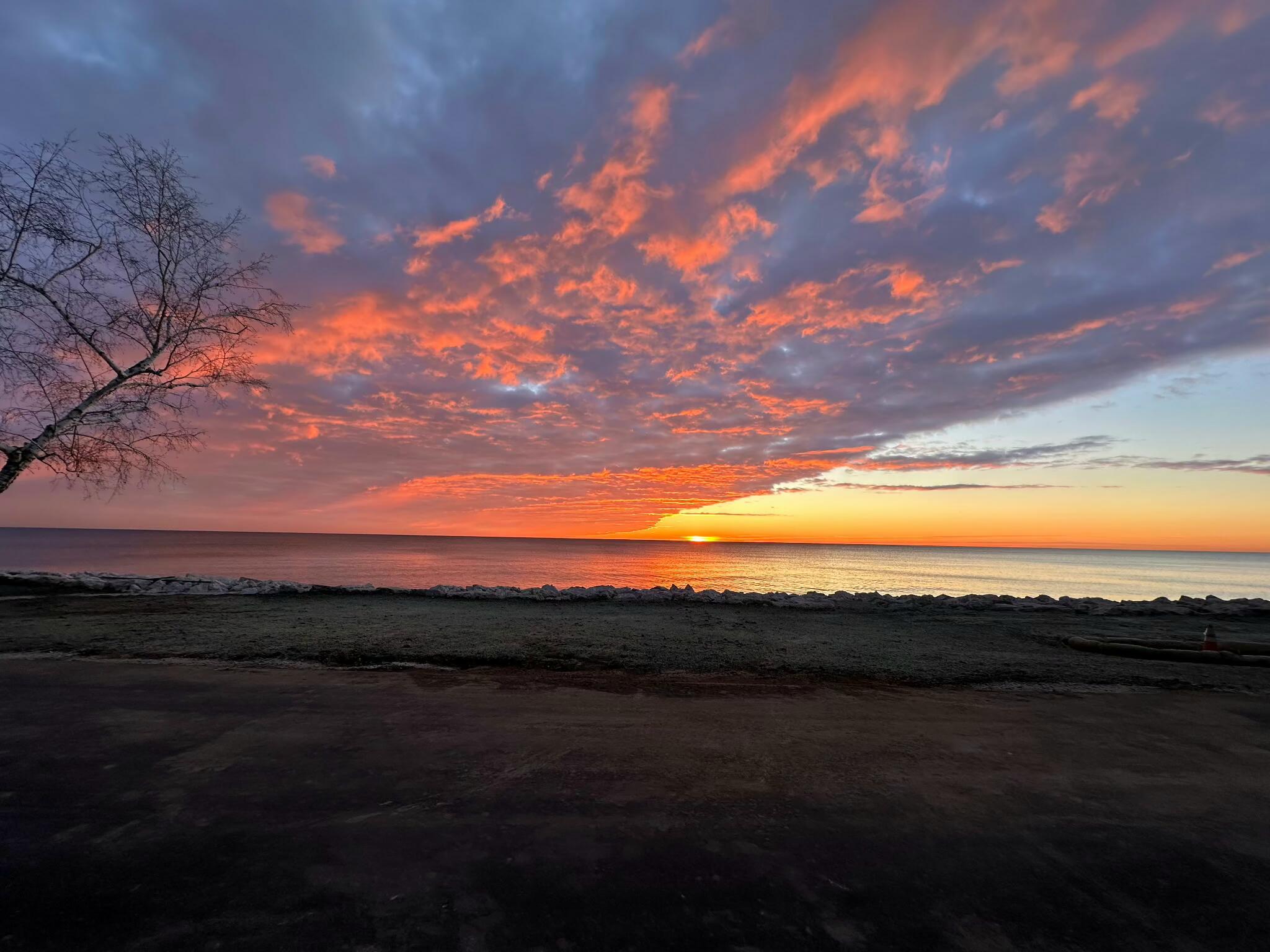 8035 North Beach Drive Fox Point, WI 53217 - Photo 65 of 69 Sunset on the Lake